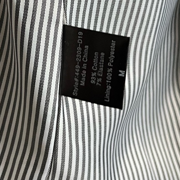 Jenni Kayne Blazer Black Woman's Medium NWOT Cotton Linen Classic‎ Business - Picture 7 of 8